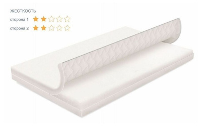 Матрас для новорожденных Polini Kids Волшебные сны 1190x560, белый. Фото №3