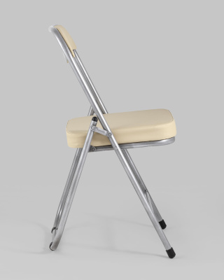 Стул складной ДЖОН металлик, кремовый фото Стул складной ДЖОН металлик, кремовый. Фото №4