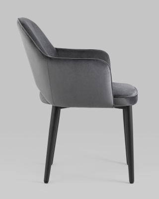 Стул Венера велюр серый фото Стул Венера велюр серый. Фото №5