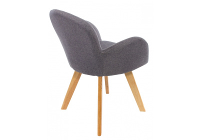 Стул деревянный Стул Asia wooden legs / grey fabric. Фото