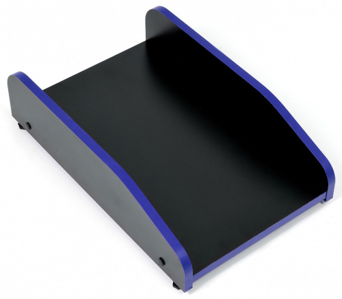 Подставка п/сист. блок StrikeRack NEO black/blue, черный/синяя кромка. Фото №1