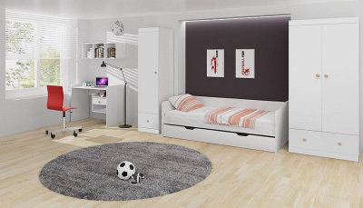 Шкаф для белья Polini Kids Fun, белый. Фото №4