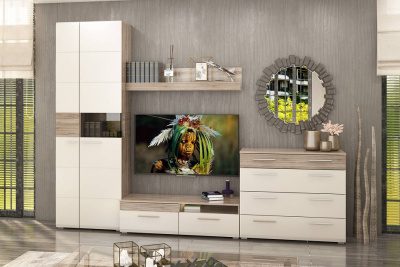 Филадельфия СТЛ.263.09 Комод Дуб сонома трюфель/Латте. Фото №2