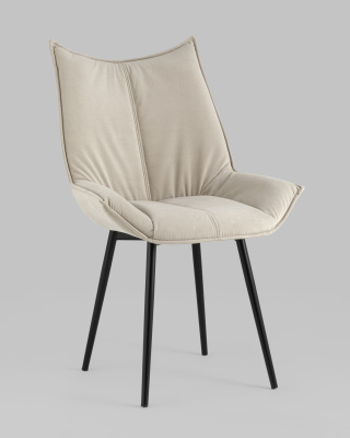 Стул Осло велюр бежевый фото Стул Осло велюр бежевый. Фото №3