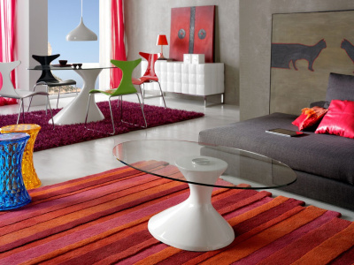 Стол журнальный DUPEN CT-200 белый фото Стол журнальный DUPEN CT-200 белый. Фото №4