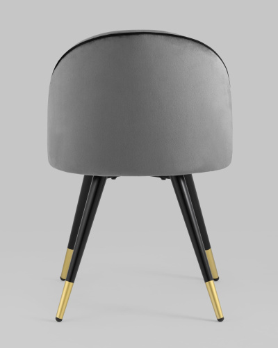 Стул Gabi LUX велюр серый. Фото №6