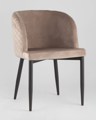 Стул Оскар велюр шампань. Фото