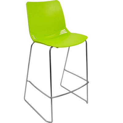 Стул Race (пруток) барный хром. Фото №3