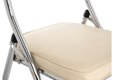 Стул раскладной бежевый фото Стул раскладной бежевый. Фото №4