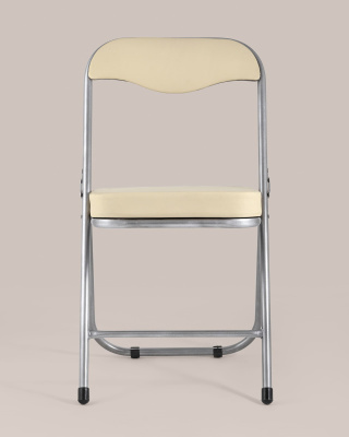 Стул складной ДЖОН металлик, кремовый фото Стул складной ДЖОН металлик, кремовый. Фото №5