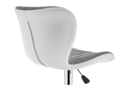 Барный стул Brend серый / белый. Фото