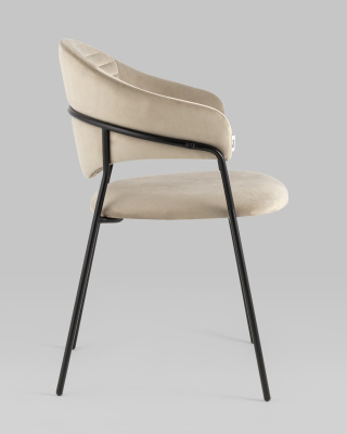 Стул Алексис велюр капучино фото Стул Алексис велюр капучино. Фото №4