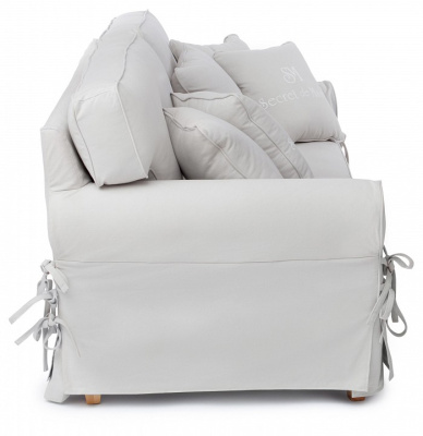 Диван Secret De Maison Butterfly (mod.5220-60) дерево береза, ткань: хлопок, 213х95х88см, бежевый / AJ808-18. Фото