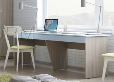 Стол на два рабочих места с ящиками Силуэт. Фото №3