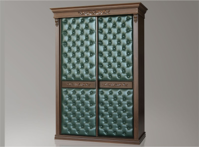 Шкаф-купе Благо Б 8.60-2/2 Классика с каретной стяжкой. Фото №3