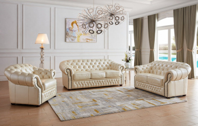 Диван B-128 (2-х местный) бежевый. Фото №2