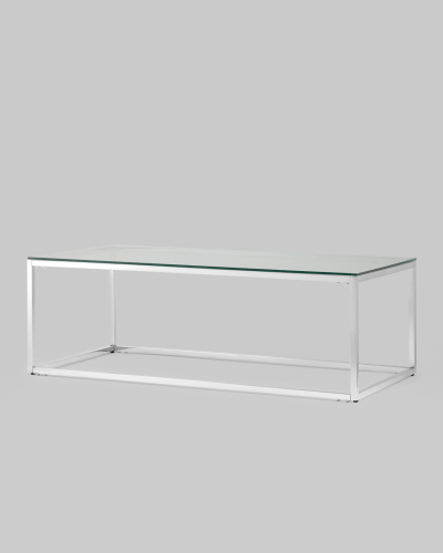 Журнальный стол 120*60 ТАУН серебро. Фото №3