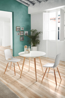 Круглый стол DUPEN RT-902 Белый фото Круглый стол DUPEN RT-902 Белый. Фото №4