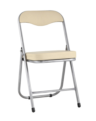 Стул складной ДЖОН металлик, кремовый фото Стул складной ДЖОН металлик, кремовый. Фото №2