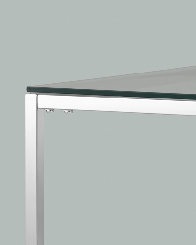 Журнальный стол 120*60 ТАУН серебро. Фото №5