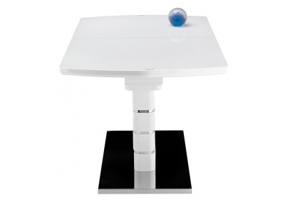 Стол стеклянный Space 160 белый. Фото №3