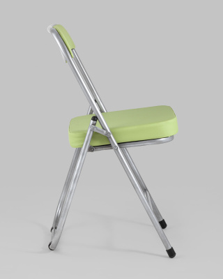 Стул складной ДЖОН металлик, салатовый фото Стул складной ДЖОН металлик, салатовый. Фото №4