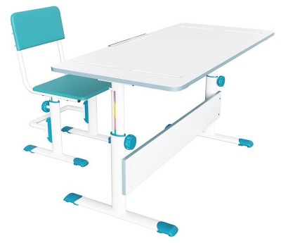 Стол учебный Polini Kids City D2, белый. Фото №3