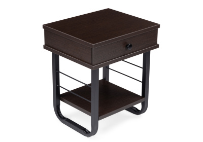 Тумба прикроватная Малгома черная / венге фото Тумба прикроватная Малгома черная / венге. Фото №4