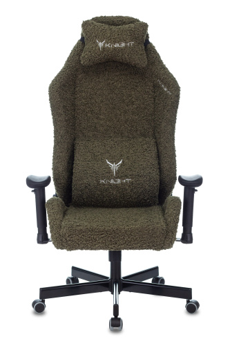 Кресло игровое Knight T1 хаки экомех с подголов. крестовина металл. Фото №5