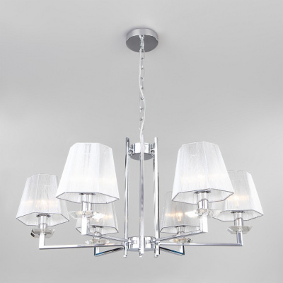 Подвесная люстра Eurosvet Alegria 60114/6 хром. Фото №2