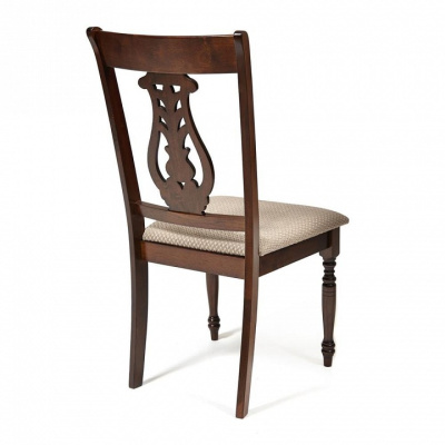 Стул - Зевс/ Zeus дерево гевея, 49х54х100см, Cappuchino , ткань 1505-9  (поставляется по 2 шт). Фото