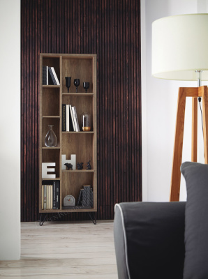 Стеллаж DUPEN DP-122 Натурал KANSAS фото Стеллаж DUPEN DP-122 Натурал KANSAS. Фото