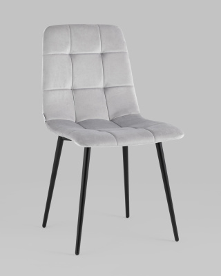 Стул Одди велюр светло-серый. Фото