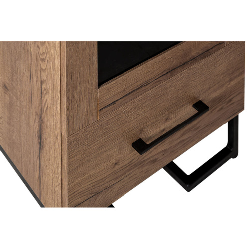 Шкаф витрина Loft Дуб Табак. Фото №8