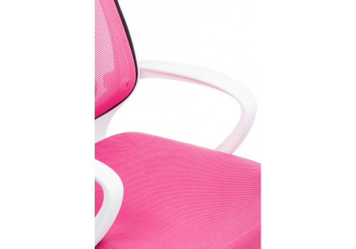 Компьютерное кресло Ergoplus белое / розовое. Фото №7