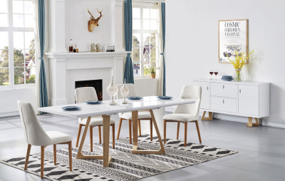 Буфет TG1692B белый/ясень фото Буфет TG1692B белый/ясень. Фото №4