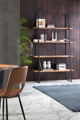 Стеллаж DUPEN SH-100 Карамель NAYRA фото Стеллаж DUPEN SH-100 Карамель NAYRA. Фото