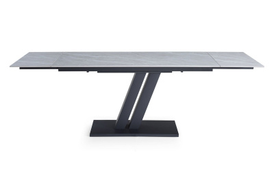Стол DT9115CL (160-240) серая керамика/черный. Фото