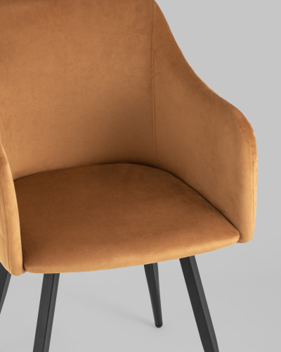 Стул Ника вращающийся велюр терракотовый. Фото №9