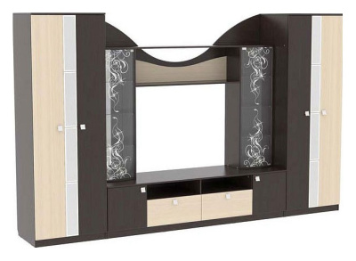 Гармония Мини- Стенка венге/дуб млечный. Фото