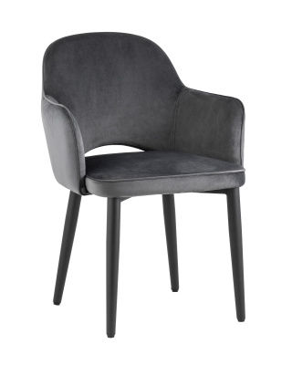 Стул Венера велюр серый фото Стул Венера велюр серый. Фото №2