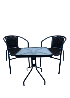 Комплект садовый "Бистро" BISTRO с квадратным столом фото Комплект садовый "Бистро" BISTRO с квадратным столом. Фото №3