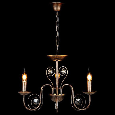 Подвесная люстра Eurosvet Tomas 60018/3 черный с золотом фото Подвесная люстра Eurosvet Tomas 60018/3 черный с золотом. Фото №2