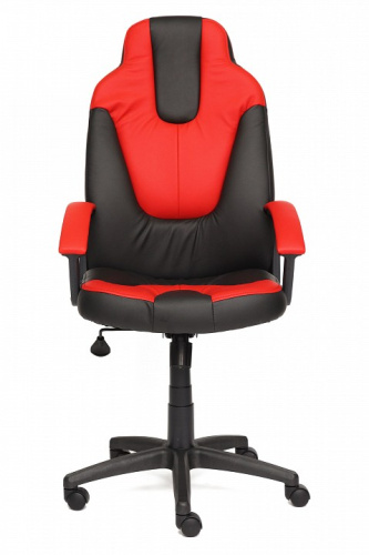 Компьютерное кресло NEO2 кож/зам, черный/красный, 36-6/36-161  id -. Фото №2