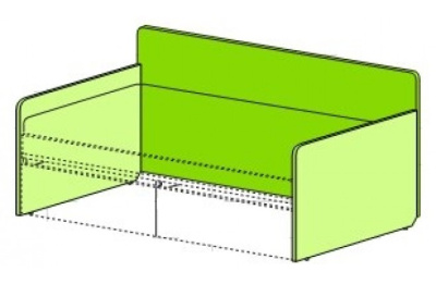 Комплект спинок тахты Силуэт. Фото