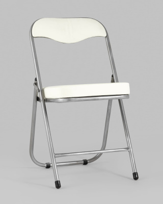 Стул складной ДЖОН металлик, слоновая кость фото Стул складной ДЖОН металлик, слоновая кость. Фото №3