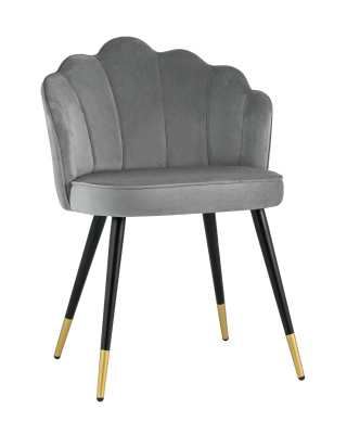 Стул Камилла велюр серый. Фото №2