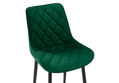 Стул Баодин велюр зеленый / черный фото Стул Баодин велюр зеленый / черный. Фото №4