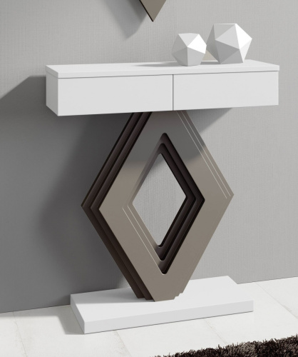 Консоль NORA 676 Blanco/Platino. Фото №1